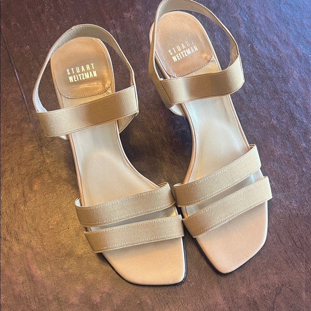 Stuart Weitzman Nude Sandals
